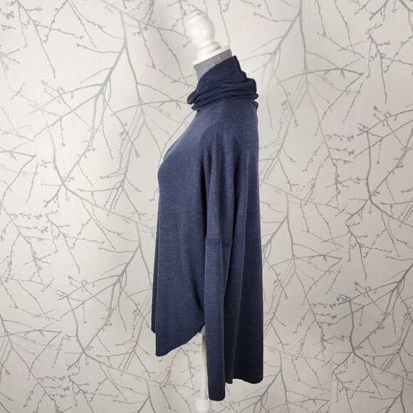 Kit and Ace Brushed French Terry Burrow Turtleneck Long Sleeve - Picture 2 of 6